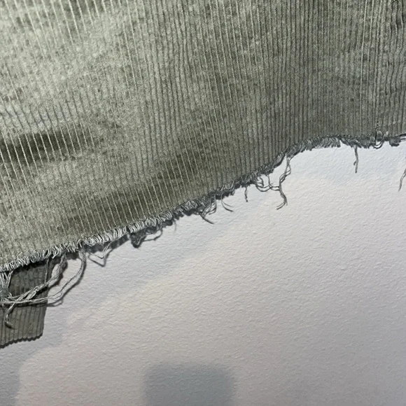 AMERICAN EAGLE CORDUROY CROPPED JACKET GREEN SIZE LARGE - Picture 4 of 5